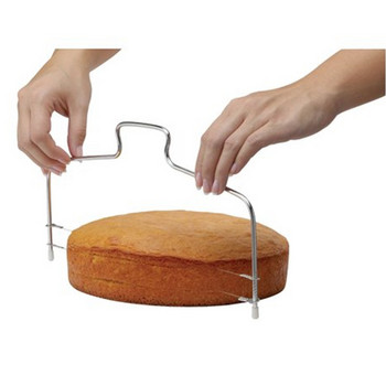 Регулируема тел от неръждаема стомана Резачка за торта Резачка за тесто за пица Кухненски инструмент за печене FBE2