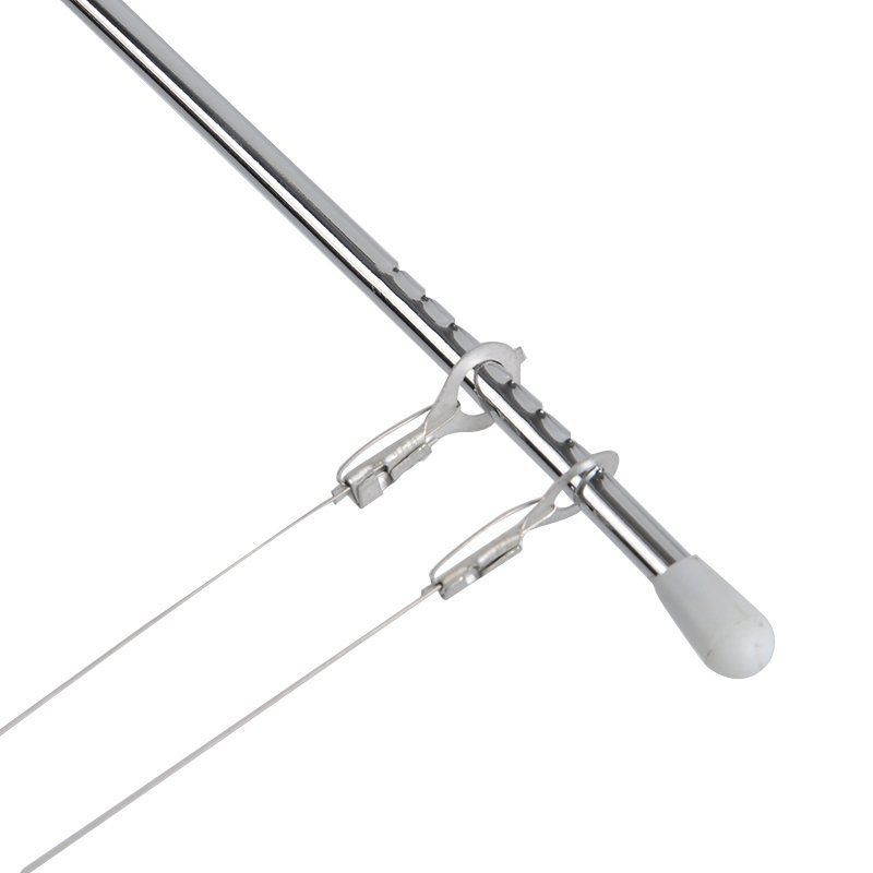 Regulējams nerūsējošā tērauda stiepļu kūku griezējs picas mīklas griezējs virtuves cepšanas rīks FBE2