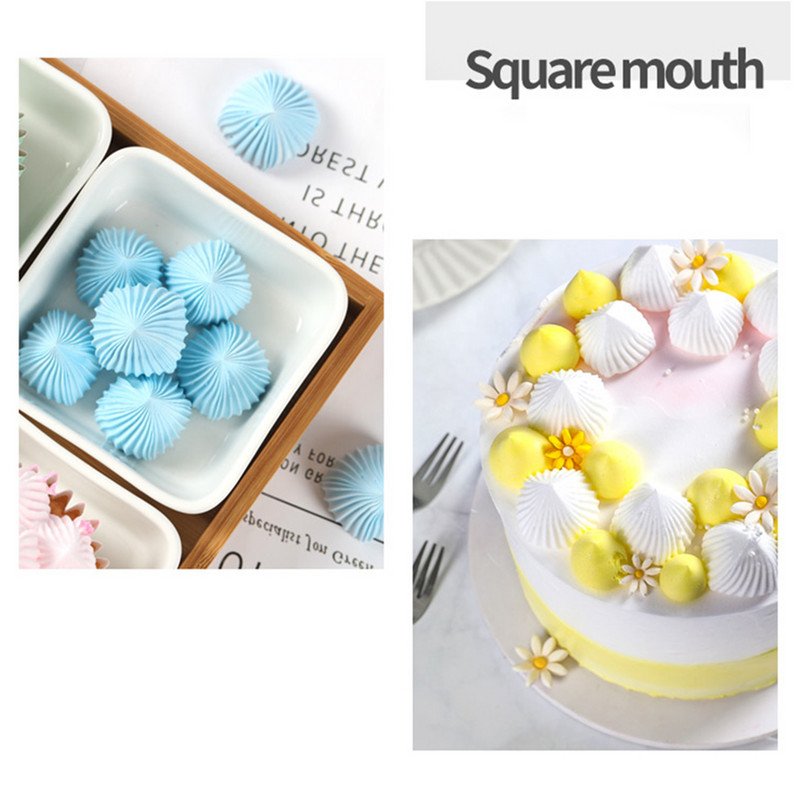 3 vnt. Širdelės formos dideli antgaliai tortų kremui.