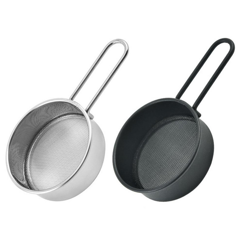 Sito za brašno u kućanstvu Ručni alati za pečenje Kuhinjsko malo sito za šećer od nehrđajućeg čelika 430 Udobno malo posuđe za pečenje