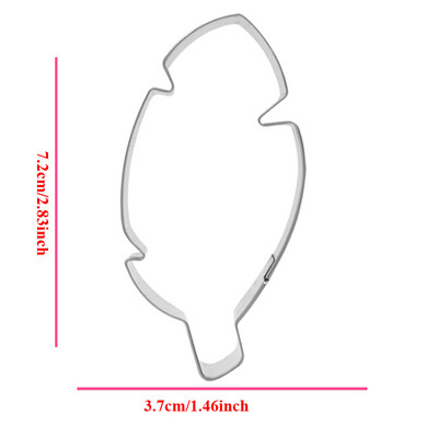 1gab Lapas ziedi metāla cepumu griezējs cepumi zīmogs konditoreja biskvīta veidne fondants cupcake konditorejas izstrādājumi cepšanas rīki reposterija