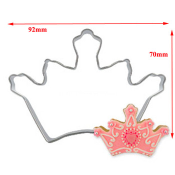 Princess Crown инструмент за печене на сладкарски изделия кула от неръждаема стомана метална форма за бисквитки форма за бонбони форма за фондан форма за торта форма за печене
