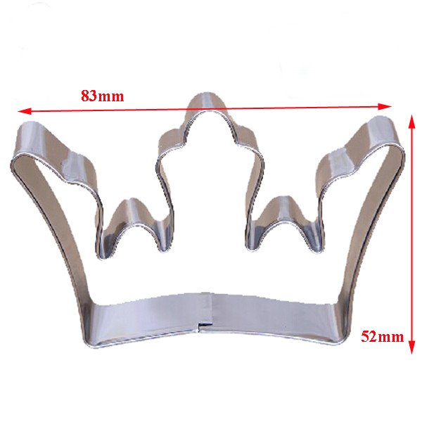 princesė karūnos kepimo konditerijos įrankis bokštas nerūdijančio plieno metalinis sausainių pjaustytuvas sausainių formelė fondant torto pjaustyklė kepimo reikmenys