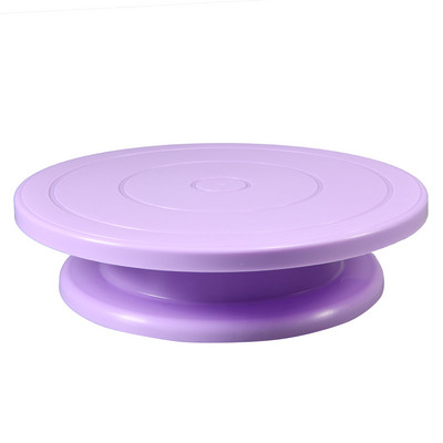 10 colių sukamasis tortų pasukamasis stalas, neslystantis apvalus pyrago stovas Įrankiai Sukamasis torto stalas Virtuvės „pasidaryk pats“ keptuvės kepimo įrankiai