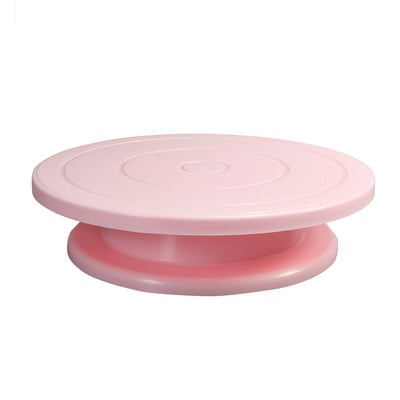 10 colių sukamasis tortų pasukamasis stalas, neslystantis apvalus pyrago stovas Įrankiai Sukamasis torto stalas Virtuvės „pasidaryk pats“ keptuvės kepimo įrankiai