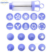 Jauna DIY manuālā sīkdatņu presēšanas automāta ložmetēja dekorēšanas saspiešanas mašīna Churros ierīces fritters cepšanas rīka pagatavošanai