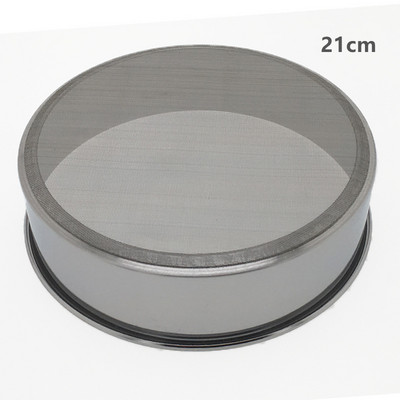 Nerūdijančio plieno 40 tinklelio dugno tinklelio miltų sietelis sutirštintas ryžių sietelis 10cm ~ 21cm miltų sietelis virtuvės kepimo sieto įtaisas