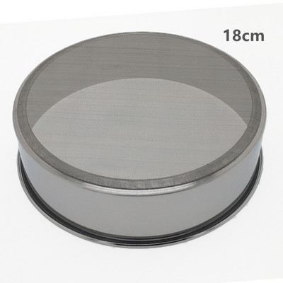 Nerūdijančio plieno 40 tinklelio dugno tinklelio miltų sietelis sutirštintas ryžių sietelis 10cm ~ 21cm miltų sietelis virtuvės kepimo sieto įtaisas