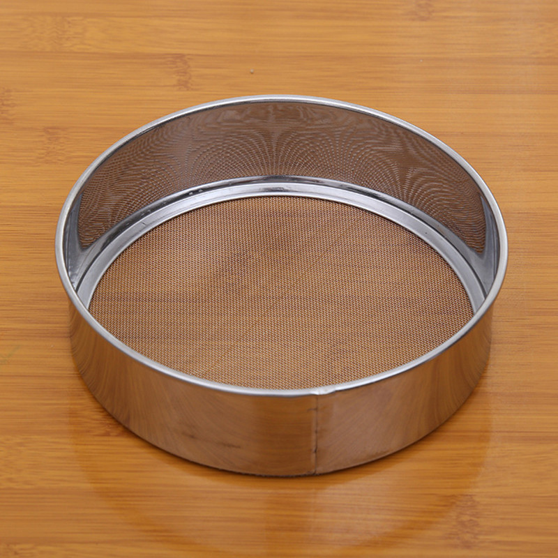 15cm X 5cm főzőszita lisztes teához Tésztaszűrő Tamis lisztek hálós rizs tészta edények rozsdamentes acél hálós konyhai eszközök