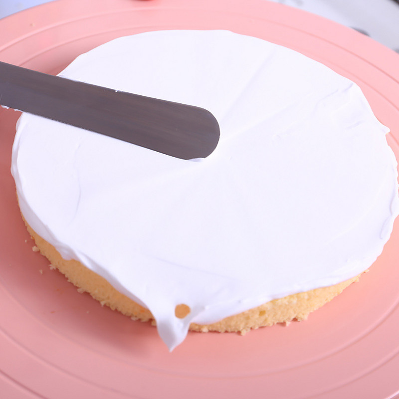 2 vnt. Aukštos kokybės nerūdijančio plieno medinės rankenos tiesi mentele 8 colių torto mentelė pasidaryk pats torto kremo pyrago įrankiai