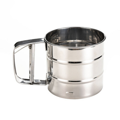 Pārnēsājams kūku tīkla siets miltu siets filtra siets Rokā turams miltu siets ar roku spiests miltu siets cepšanas rīks LXX