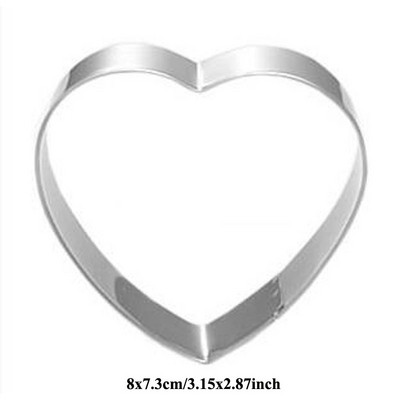 1vnt metalinė širdies pjaustyklė desertų bokšto formos karalienės ir karaliaus karūnos sausainių formelės tortų dekoravimo įrankiai duonos forma