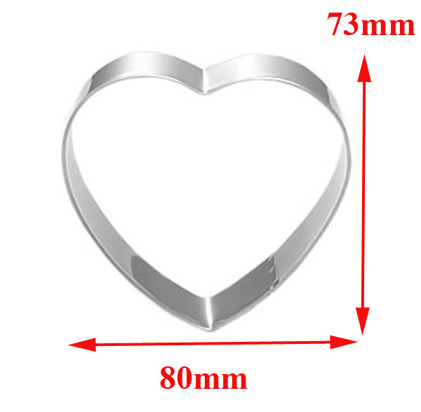 1vnt metalinė širdies pjaustyklė desertų bokšto formos karalienės ir karaliaus karūnos sausainių formelės tortų dekoravimo įrankiai duonos forma