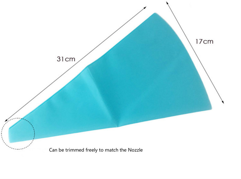 26 db/szett szilikon cukrászzacskó tippek konyhai cukormáz csőkrém Újrafelhasználható cukrászzacskók 24 fúvóka barkácsolás tortadíszítő sütőeszközök