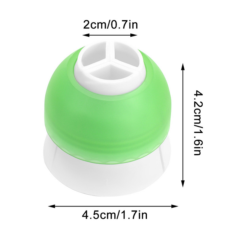 7/11 vnt. grietinėlės tešlos dekoravimo antgalių rinkinys nerūdijančio plieno rusiškojo tulpių glajaus vamzdelių vamzdeliai Tortų purkštukai Kekselių kepimo įrankiai