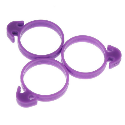 10 gabali Silikona apledojuma maisiņu saites Fiksēti gredzeni DIY Atkārtoti lietojami cauruļvadi Dekorēšanas maisiņš Gumijas lentes Sasaistes Bez noplūdēm Konditorejas rīks