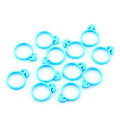 10 gabali Silikona apledojuma maisiņu saites Fiksēti gredzeni DIY Atkārtoti lietojami cauruļvadi Dekorēšanas maisiņš Gumijas lentes Sasaistes Bez noplūdēm Konditorejas rīks