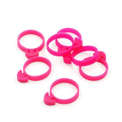 10 gabali Silikona apledojuma maisiņu saites Fiksēti gredzeni DIY Atkārtoti lietojami cauruļvadi Dekorēšanas maisiņš Gumijas lentes Sasaistes Bez noplūdēm Konditorejas rīks