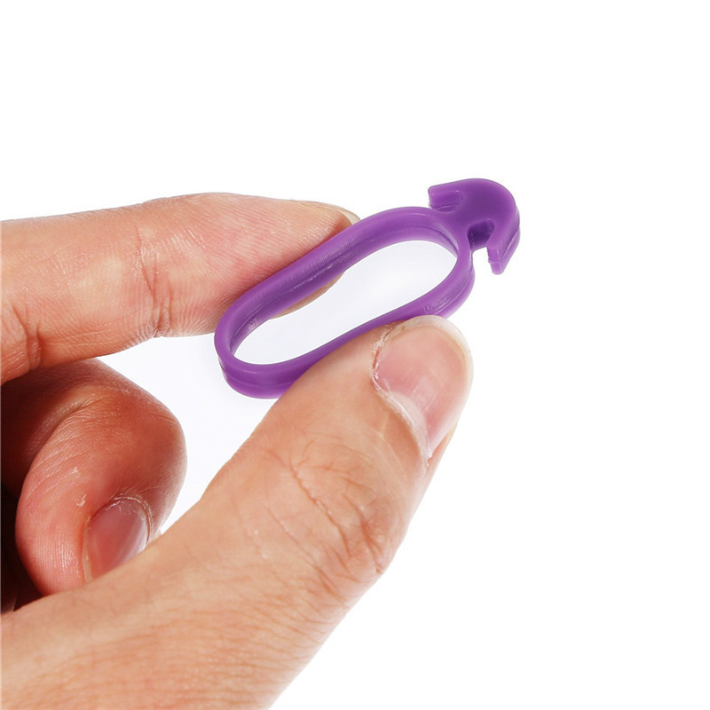 10 gabali Silikona apledojuma maisiņu saites Fiksēti gredzeni DIY Atkārtoti lietojami cauruļvadi Dekorēšanas maisiņš Gumijas lentes Sasaistes Bez noplūdēm Konditorejas rīks