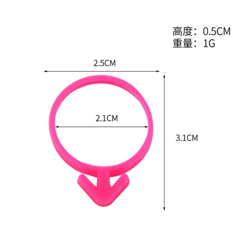 10 gabali Silikona apledojuma maisiņu saites Fiksēti gredzeni DIY Atkārtoti lietojami cauruļvadi Dekorēšanas maisiņš Gumijas lentes Sasaistes Bez noplūdēm Konditorejas rīks