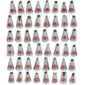 Ukrašavanje torti 10/24/48kom/set Mlaznice za cjevovode za glazuru od nehrđajućeg čelika dobre kvalitete Set savjeta za slastičarstvo Alati za pečenje torti Pribor