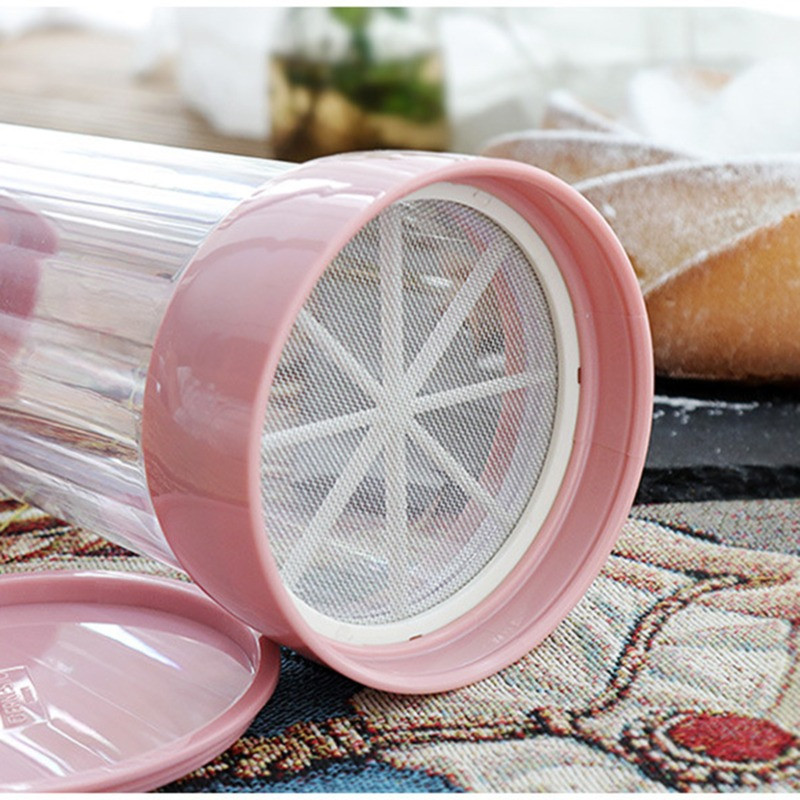 Kreatív rozsdamentes acél lisztszitáló kézi kézi lisztpor porcukor szitáló csésze konyhai otthoni sütéshez tészta