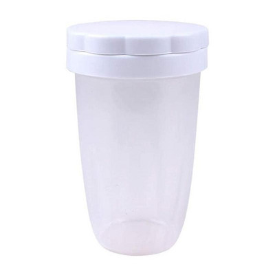 Plastmasas rokas pulvera kratītāja sieta miltu skrūve Sifter Manuāls cukura glazūras kratītājs cepšanas kratītājs siets DIY virtuves rīks cepšanai