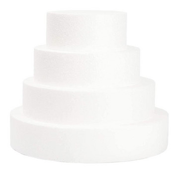 4 τμχ Foam Cake Embryo Model Gathering Fake Cakes Πολυλειτουργικά ομοιώματα κέικ επαναχρησιμοποιήσιμα μοντέλα κέικ Αξεσουάρ για διακόσμηση κέικ
