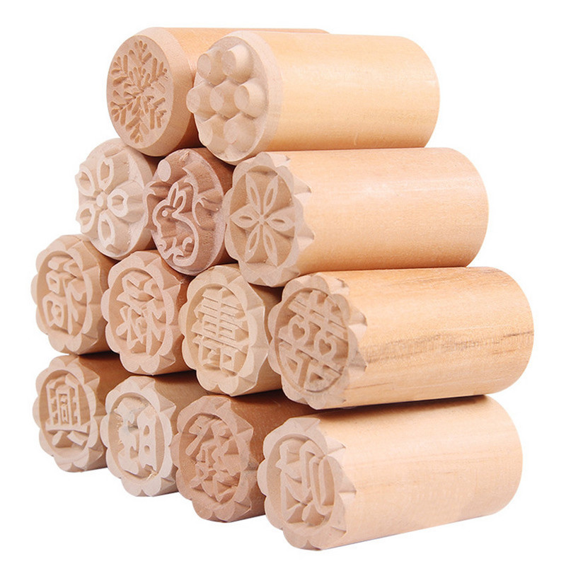 1 db fából készült rajzfilm állatforma étel sütéshez Torta Zsemle Gőzölt kenyér díszítő eszközök Konyhai kiegészítők