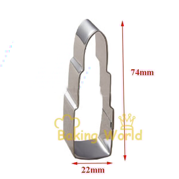 Madingi batai metaliniai sausainių formelių rinkinys Sijono biskvito forma Lūpdažio duonos formelė fondant torto dekoravimo konditerijos priemonė keksiukų dekoravimas