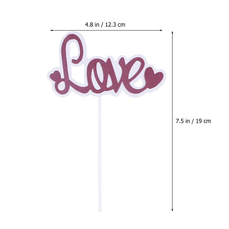 10 gab. Kēksu pildījumi MĪLESTĪBAS Vēstules Mirdzoši Romantiski Ēdieni Kēksu dekori dzimšanas dienas ballītes kāzu dekorēšanai