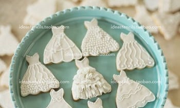 Νυφικό μεταλλικό μπισκότα Κόφτης Πριγκίπισσα φόρεμα φόρμα μπισκότων Φοντάν τούρτας ζάχαρη craft διακοσμητικό εργαλείο ψησίματος καλούπι ψωμιού