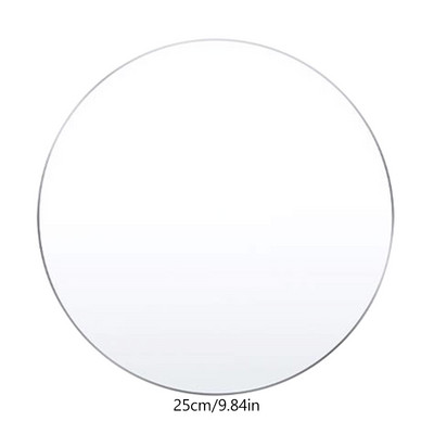 4/6/8/10 colių apvalūs akriliniai tortų diskai. Daugkartinio naudojimo akrilo tortų lentos Disko pagrindas tortams apipjaustyti dekoravimo reikmenys