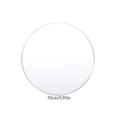 4/6/8/10 colių apvalūs akriliniai tortų diskai. Daugkartinio naudojimo akrilo tortų lentos Disko pagrindas tortams apipjaustyti dekoravimo reikmenys