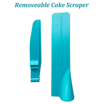 Регулируема стъргалка за торта Изглаждане на фондан Шпатули Изглаждане на ръбовете на тортата Крем Инструменти за декориране на торти Направи си сам Кухненски инструмент за печене