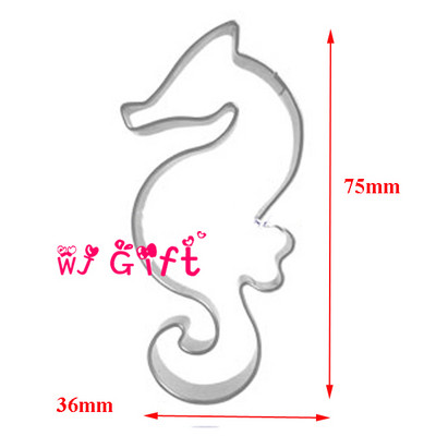 1vnt jūros žvaigždžių sausainių formelė kriauklės formos torto įrankiai fondantas cukraus gaminimo formos metalinis sausainių antspaudas jūros arklio pjaustyklė duonos forma