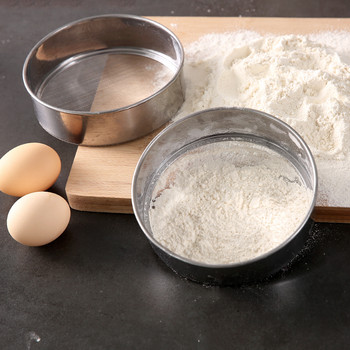Εργαλεία κουζίνας αξεσουάρ μαγειρικής Κόσκινο για αλεύρι Σουρωτήρι ζυμαρικών τσαγιού tamis flours Mesh Σκεύη ζαχαροπλαστικής ρυζιού από ανοξείδωτο πλέγμα
