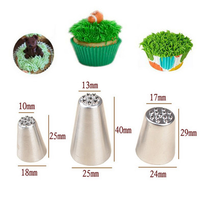 2-13db Orosz tulipán jegesedés csövek fúvókák rozsdamentes acél virágkrém tészta hegyek fúvókák zacskó Cupcake torta díszítő eszközök