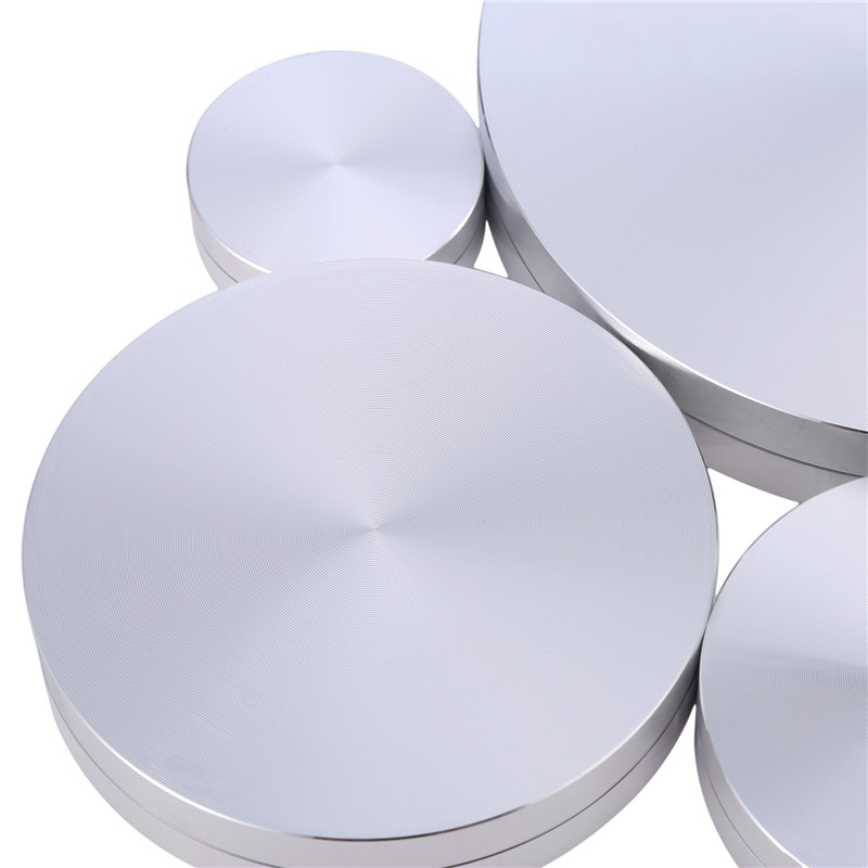 1 vnt. tortų kepimo padėklo ašies sukamasis stalas Aliuminio lydinio besisukantis padėklo stovas, aliuminio rotoriaus guolis, tortų kepimo pasukamasis stalas