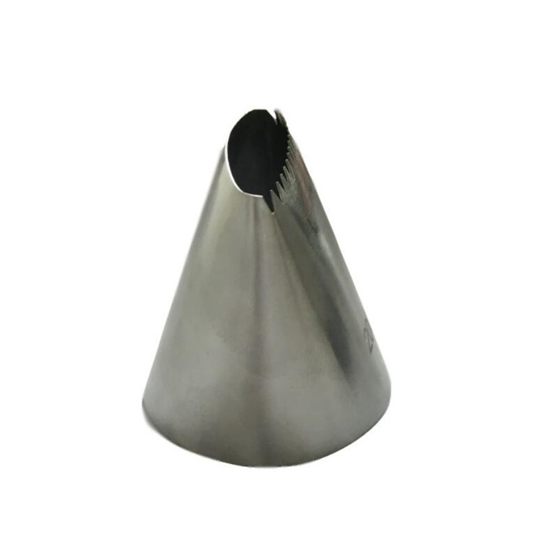 1db Extra nagy rozsdamentes acél fúvóka Jegesítő csövek fúvókák Krém torta díszítő eszközök Süteményhegy Fondant sütési kellékek