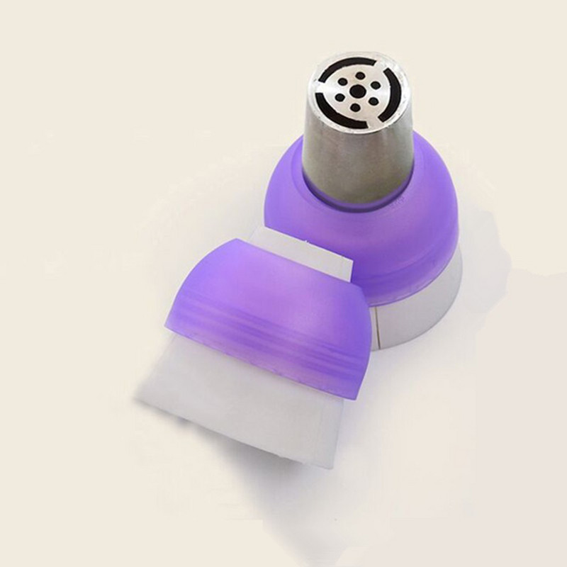 Pungă pentru glazură în 3 culori, instrument de conversie a duzei, cremă, pungă de patiserie, decorare pentru prăjituri cu fondant.