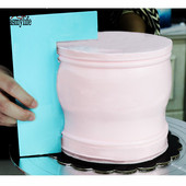 Modeliavimo glotnesnis poliravimo įrankis Tortų gremžtuko peiliukas tešlos mentelės tešlos glazūros šukų rinkinys Kepimo įrankiai pyragams „pasidaryk pats“ formos kepimui