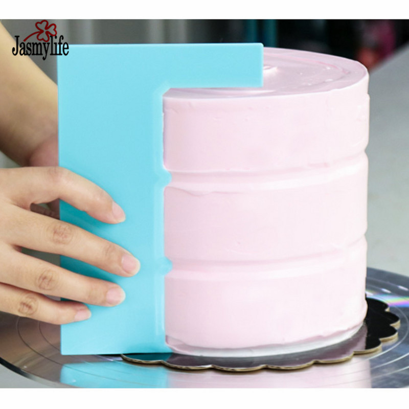 Modeliavimo glotnesnis poliravimo įrankis Tortų gremžtuko peiliukas tešlos mentelės tešlos glazūros šukų rinkinys Kepimo įrankiai pyragams „pasidaryk pats“ formos kepimui