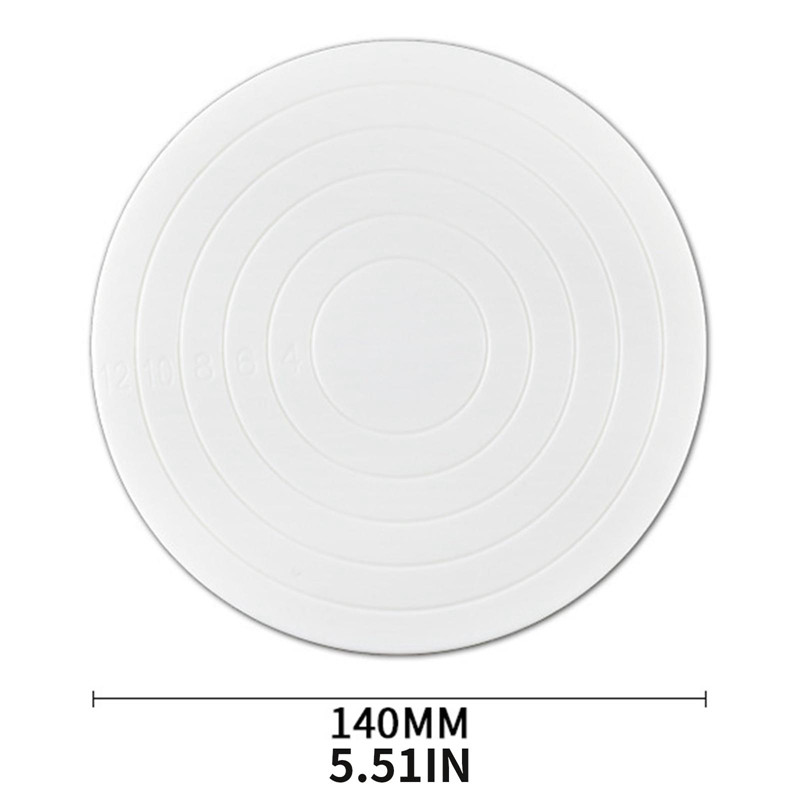 Új barkácsolás torta forgóasztal mini műanyag fondant torta forgótányér forgó platform kerek sütiállvány forgatható otthoni konyhai eszközök