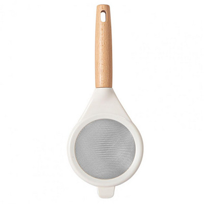 Sietiņš Karote Vienots caurums, pulvera siets, dubultā āķa dizaina rokasgrāmata, miltu siets, cukurs, kafija, rokas tīkla filtrs virtuves padeve