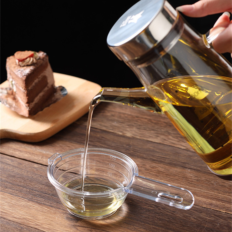 Finom hálós műanyag lisztszita fogantyúval lé teaszűrő szűrőszűrő élelmiszer babszűrő sziták shakerek konyhai eszköz