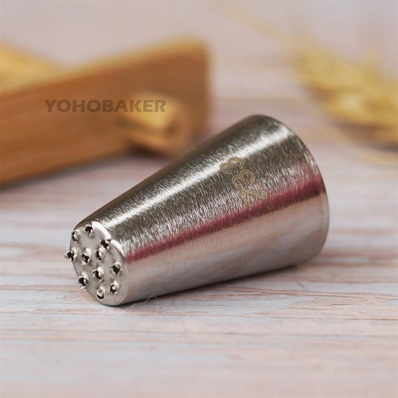 1/3 ΤΕΜ. Συμβουλές διακόσμησης κρέμας με γρασίδι κέικ Σετ ακροφύσιο Εργαλεία διακόσμησης για κέικ κέικ για κέικ κέικ ζαχαροπλαστείο Καλαμάκι από ανοξείδωτο χάλυβα