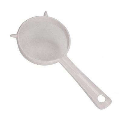 Daugkartinio naudojimo plastikinis tinklelis virtuvės rankinis neslystantis nuo nuplikimo arbatos lapų sietelis Miltų sietelis kiaurasamtis Virtuvės priedai