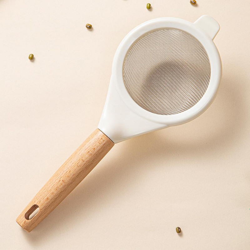 Sietiņš Karote Vienveidīgs Caurums Smalks Acs dubultā āķis Manuāli miltu siets Cukurs Kafija Rokas tīkla filtrs Virtuves padeve