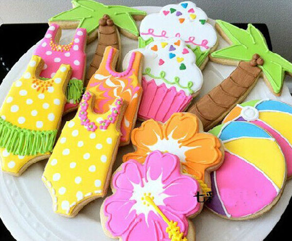 1 vnt paplūdimio Vaisių kokoso medžio sausainių pjaustyklė Ledų fondant torto formelės kepimo įrankis metalinis sausainių drožtuvas saldainių konditerijos įrankiai